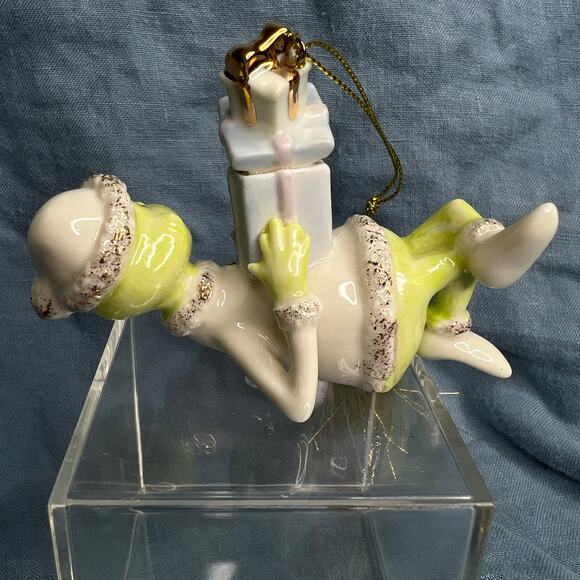 Lenox The Grinch Grinchy Greetings Porcelain Christmas Holiday Ornament Box COA - Picture 4 of 10